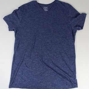 Apt. 9 V-Neck T-Shirt Blue Medium